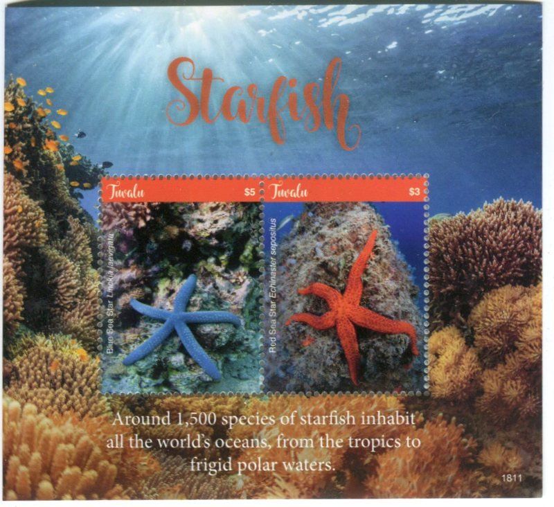 Tous les timbres: Block "Seesterne". Tuvalu. – Neuf avec emballage d'origine à Basel par Butsch5