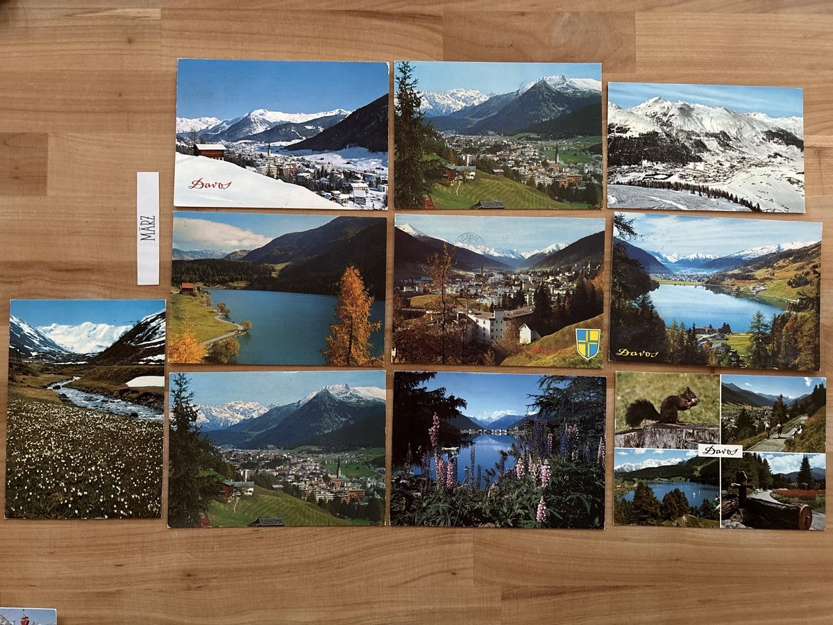 Cartoline postali: AK von Davos – Usato da Rümlang venduto da Kartenpost1