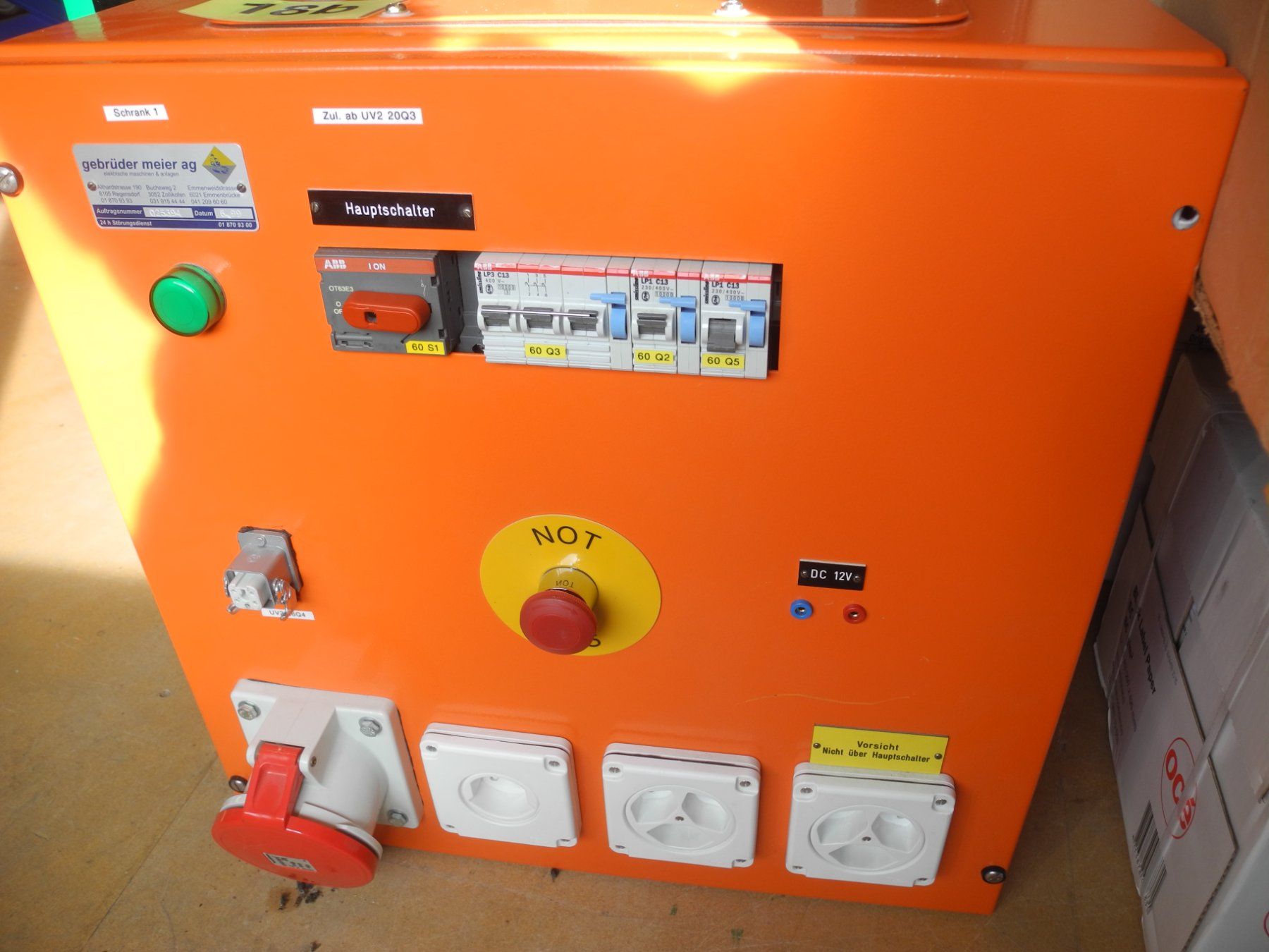 Elektrotechnik: Baustellen Stromverteiler – Gebraucht aus Kottwil von Crazyrolf