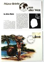 Münzbrief St. Kitts und Nevis 🇰🇳 1985