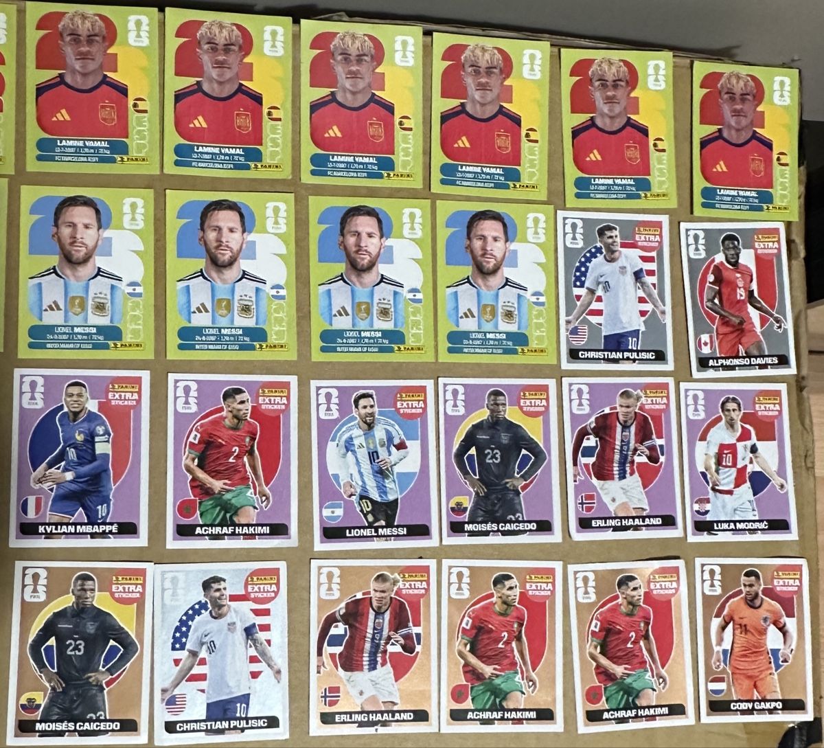 Panini Carte collezionabili: Panini Ronaldo, Yamal, Messi, Mbappe & Extra Sticker. usv. – Nuovo (secondo la descrizione) da Uster venduto da Haki.vhc 2