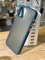 iPhone 12 mini -Coque silicone IPAKY antichoc Noir