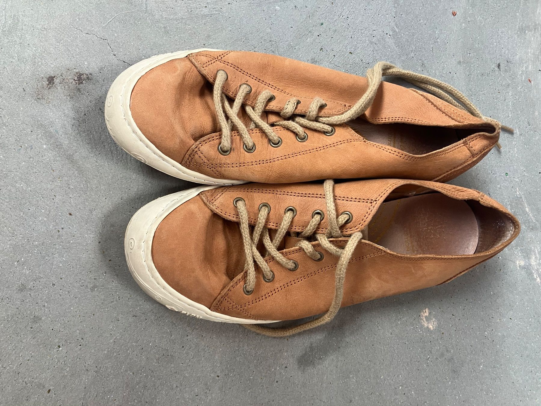 Damenschuhe: Braune Damen Lederturnschuhe – Gebraucht aus Bern von dinamaria 1
