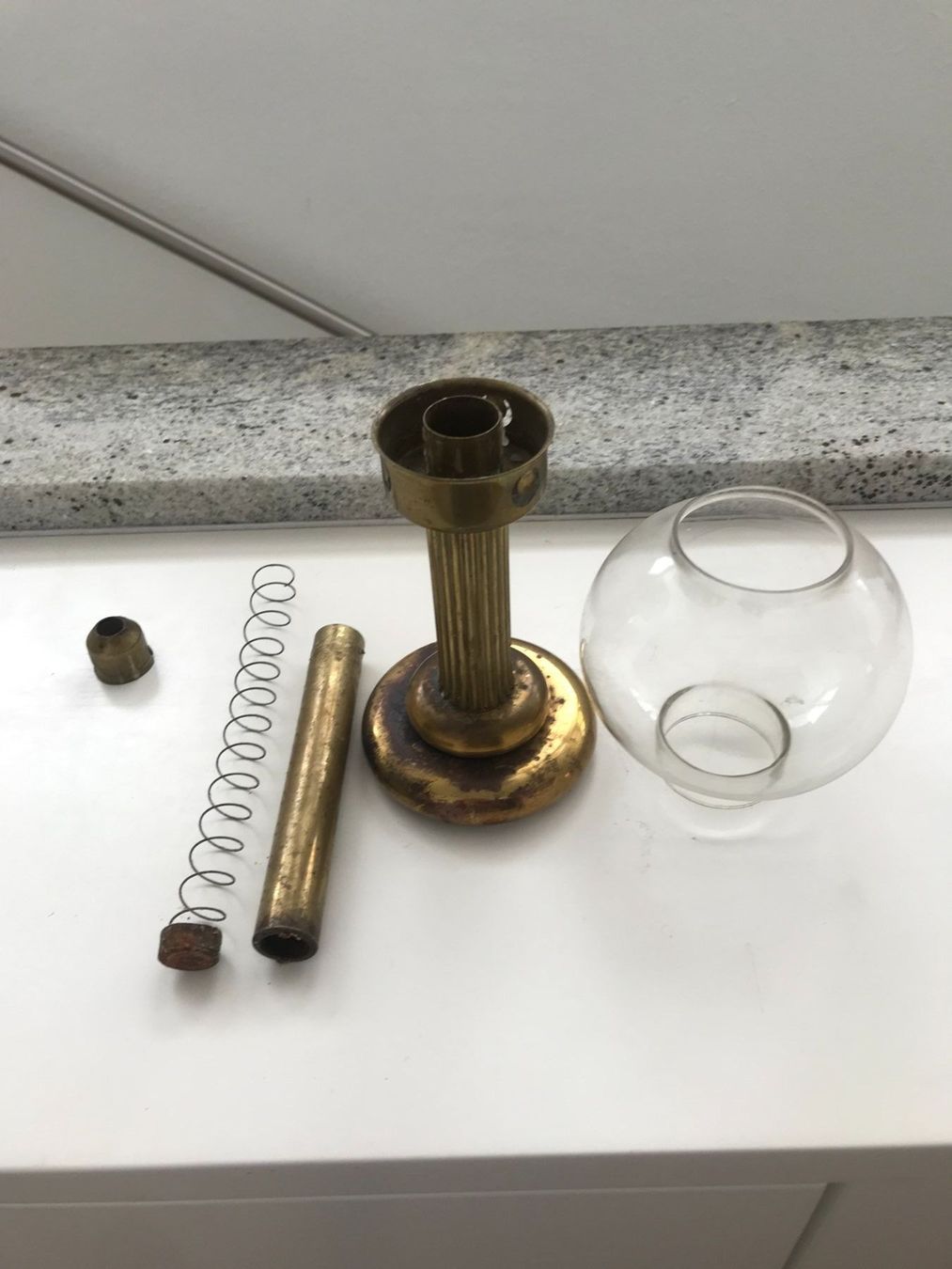 Lampade: Antike Kerzen Lampe – Usato da losone venduto da china06 2