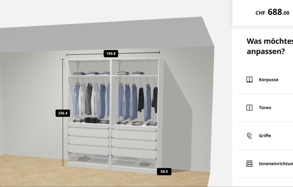 Wunderschne Kleiderschrank Dachschrge Ikea Ebenbild
