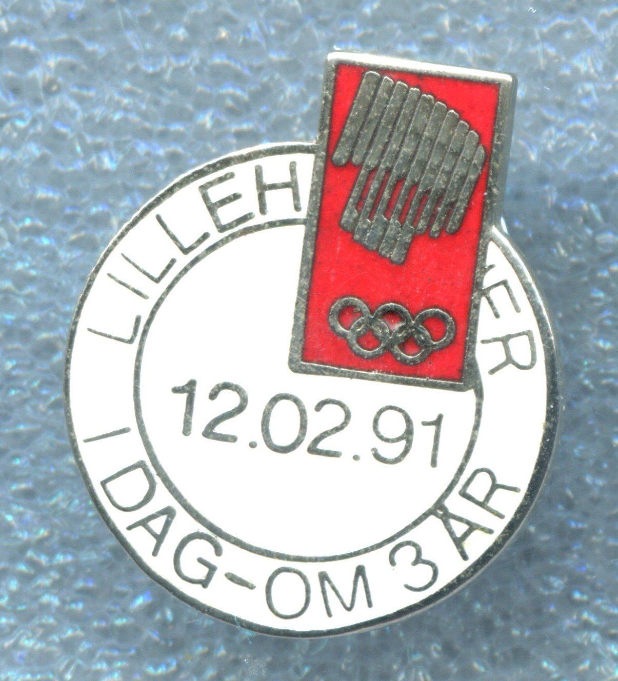 Placchette & Badge: Olympiade  Lillehammer  12.02.91 – Usato da Winterthur venduto da Sammleroase