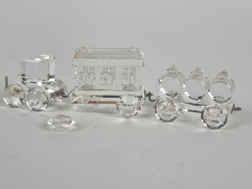Swarovski Statuette: Swarovski Crystal dreigliedriger Zug – Usato da Urtenen-Schönbühl venduto da Restwert_Schoenbuehl 6