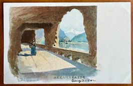 Axenstrasse - Peinture 1902
