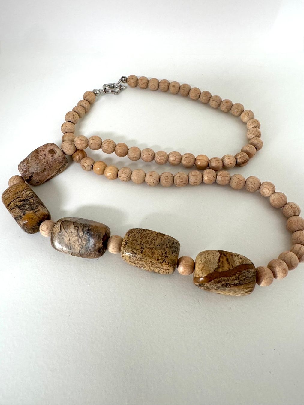 Catenine: Aktion/ Halskette Japis, Holz – Nuovo (secondo la descrizione) da Biberist venduto da tl-schmuck 1