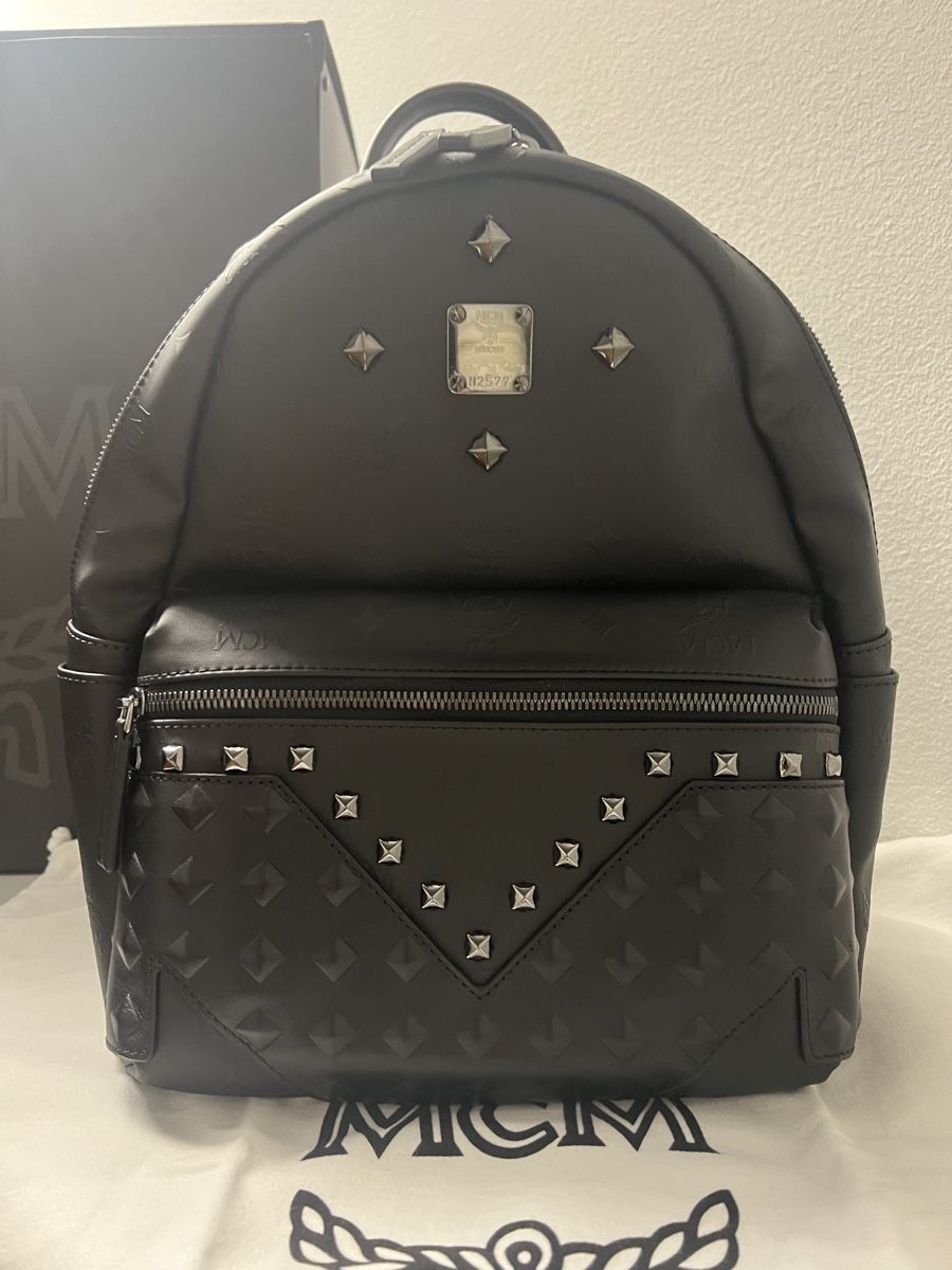 Mcm Zaini: MCM Visetos Rucksack in Schwarz – Nuovo (secondo la descrizione) da Zürich venduto da Willy-Gruppe 4