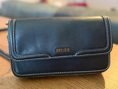 Schöne praktische Leder Handtasche (Tasche Schultertasche)