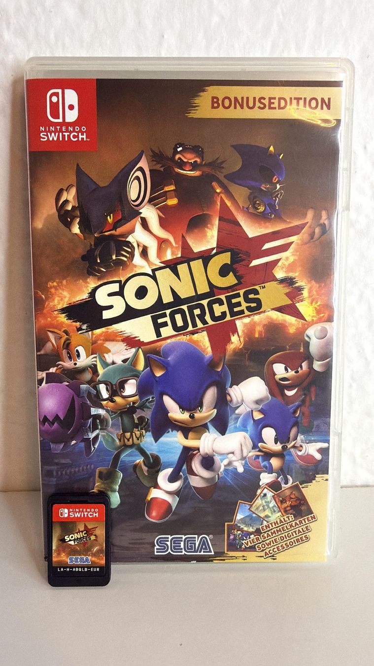 Giochi: Nintendo Switch: Sonic Forces Bonusedition mit Sammelkarten – Usato da Ehrendingen venduto da lax21