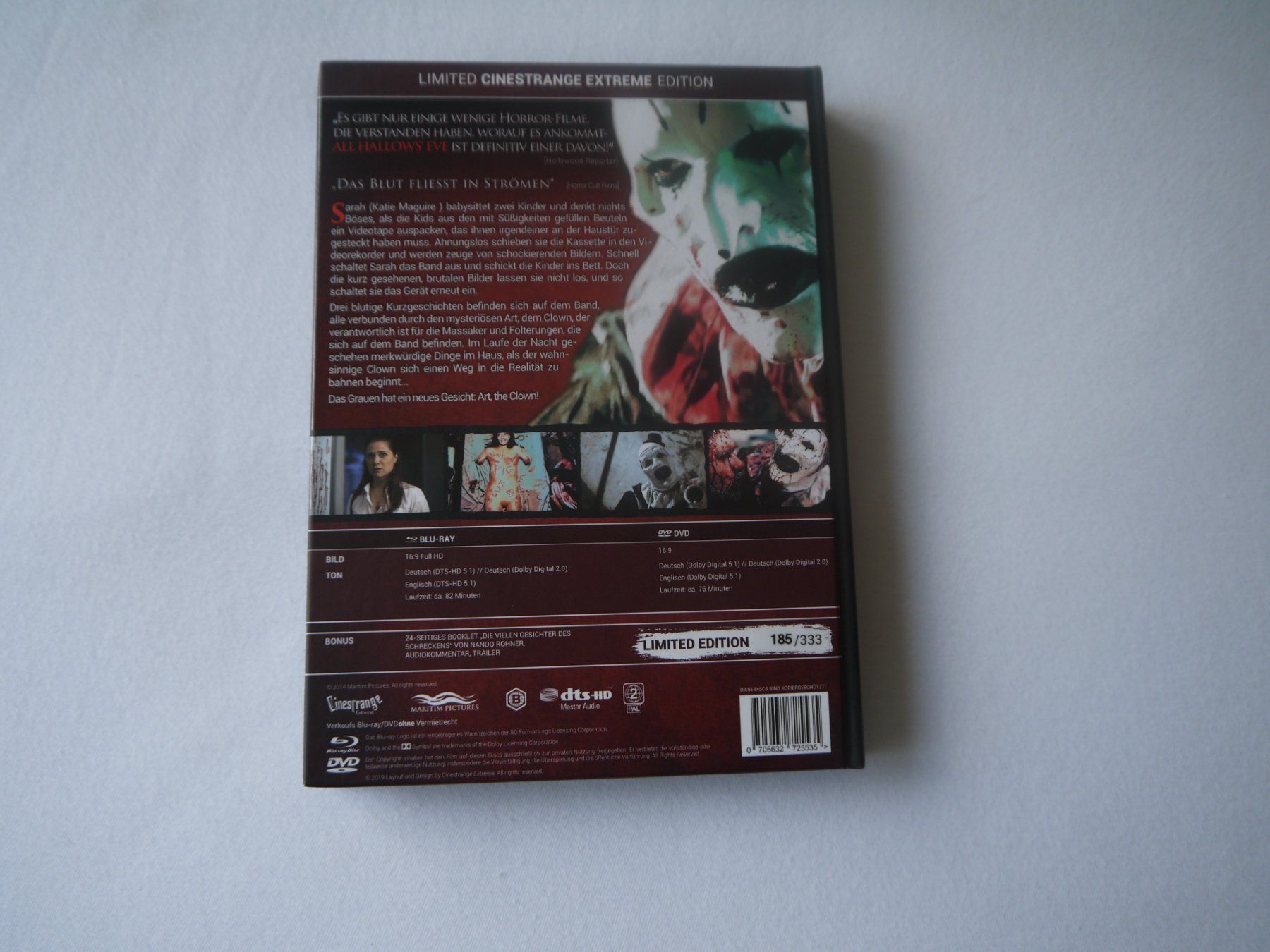 Tutti i DVDs: TERRIFIER - The Beginning - Cinestrange Extreme -Mediabook – Usato da Hagendorn venduto da Blaf 1