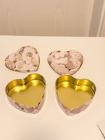 2× Süsse Guetzli-Dose in Herzform