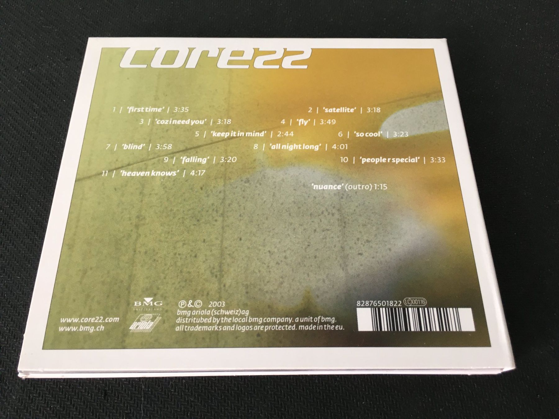 CD: Core22 - Nuance -CD- – Usato da St.Gallen venduto da MedienJoe 2
