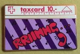 Taxcarte Lehrlingskarte Rrinng 10.00Fr. ungelaufen