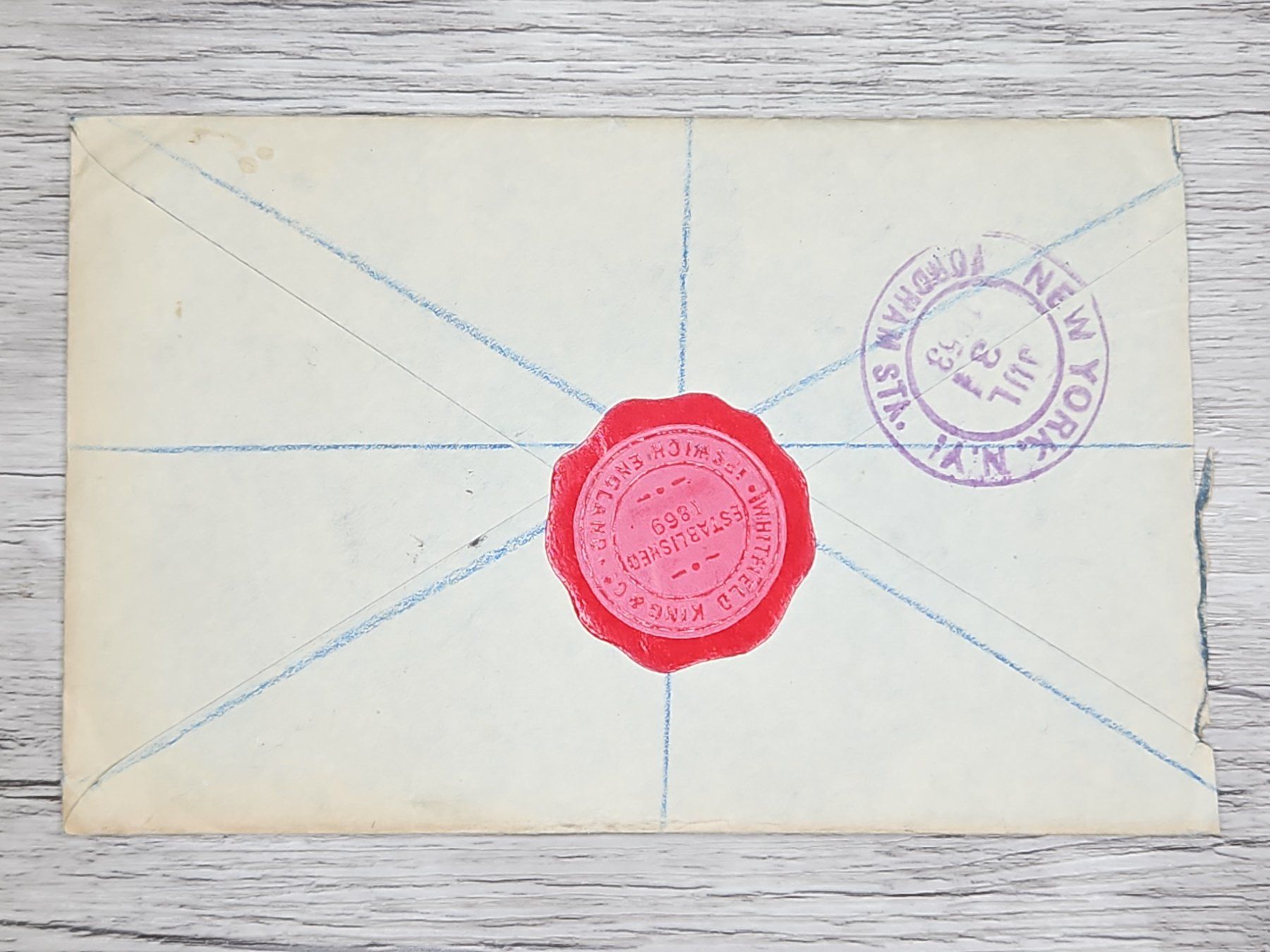 Tutti i francobolli: CL17 Enveloppe + Timbre Angleterre 1953 – Usato da Cousset venduto da Patrick_Collections 1