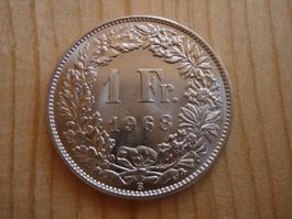 (P2) 1 Franken 1968 STGL