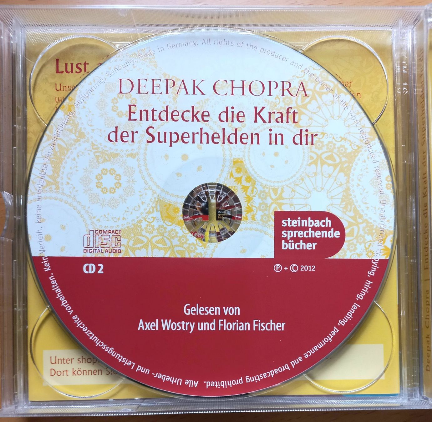 CDs: 3 CD Hörbuch - Deepak Chopra - Superhelden in Dir – Gebraucht aus Niederuzwil von lubimaja 3