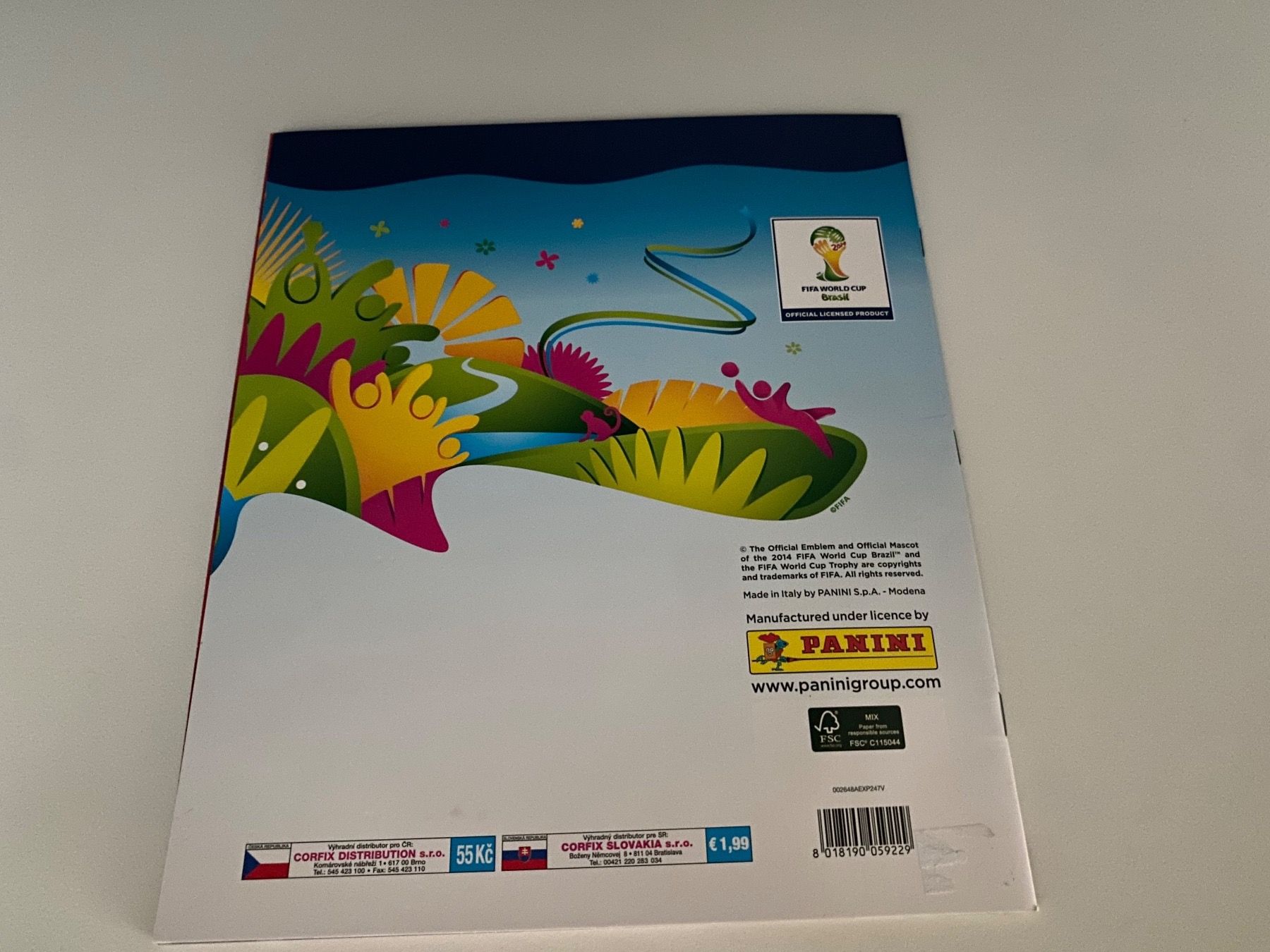 Panini Album: Panini Leeralbum WM 2014 Version Tschechien & Slowakei – Usato da Hergiswil LU venduto da FcMalkov 7