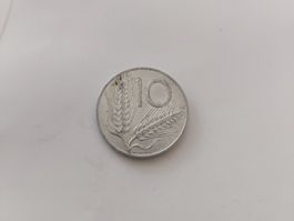ITALIA MONETA 10 LIRE 1954 SELTEN, SIEHE BILDER