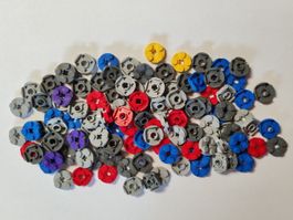 LEGO - 110x Plate Round Axle Hole - 4032