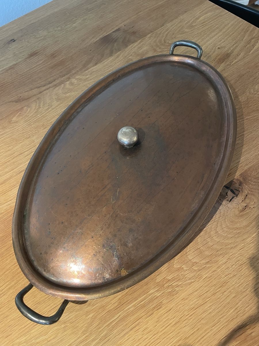 Pfannen: Kupferpfanne oval mit Deckel  – Gebraucht aus Herrliberg von Carmela_M. 2