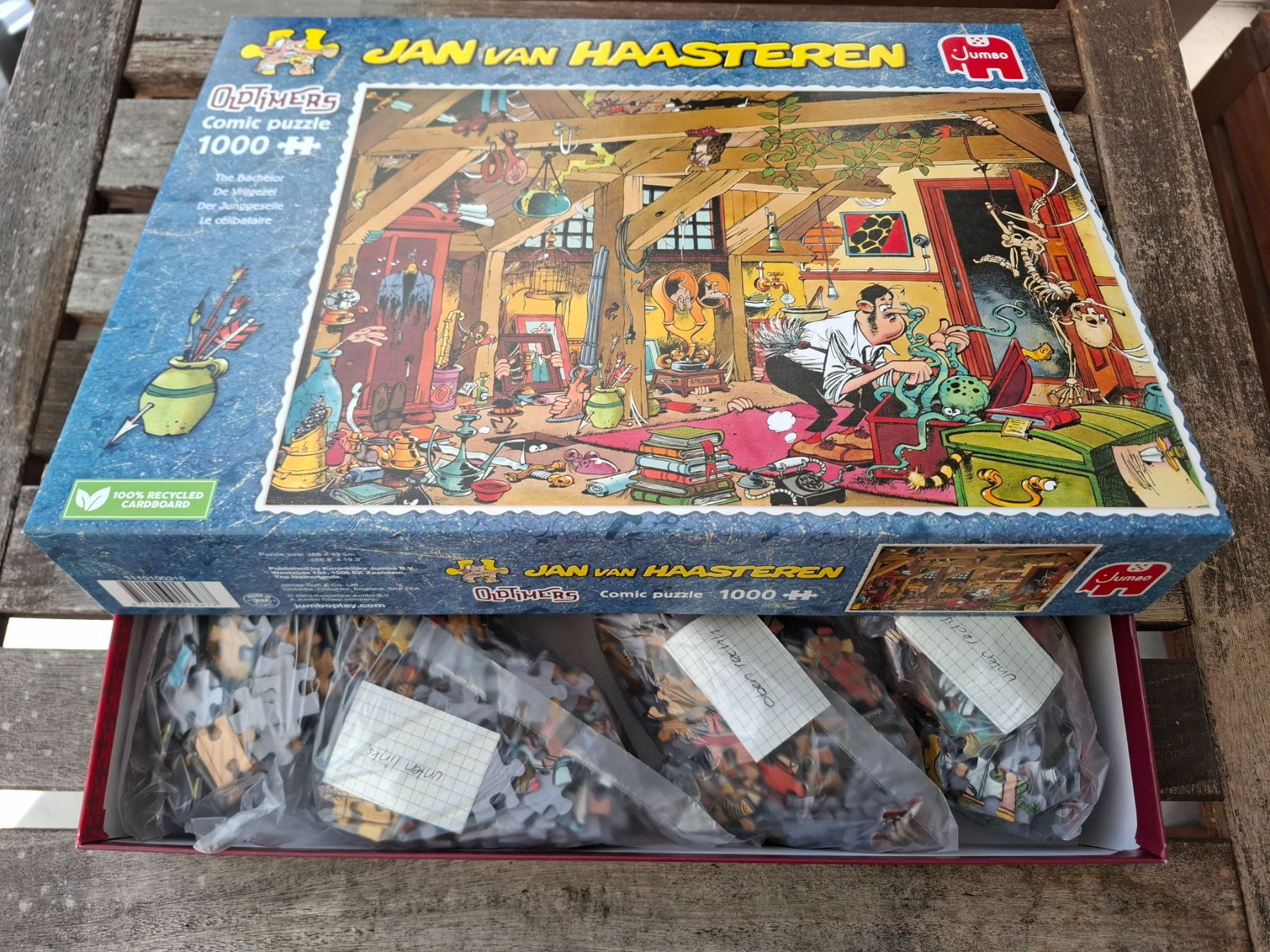 Puzzle: "Der Junggeselle" Puzzle von Jan van Haasteren – Usato da Jonen venduto da h-blxgirl79 1