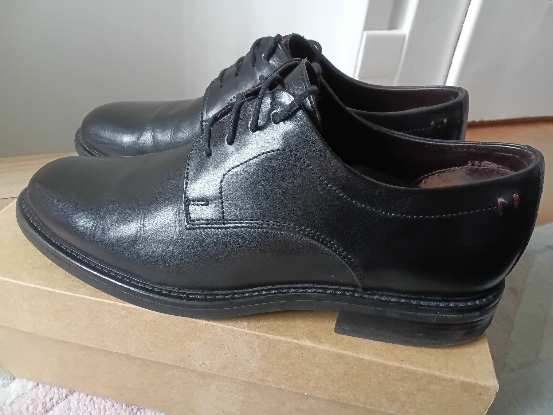 Scarpe da uomo: Herrenschuhe Leder Bata Comfit Grösse 41 – Usato da Münchenstein venduto da purbach1 2