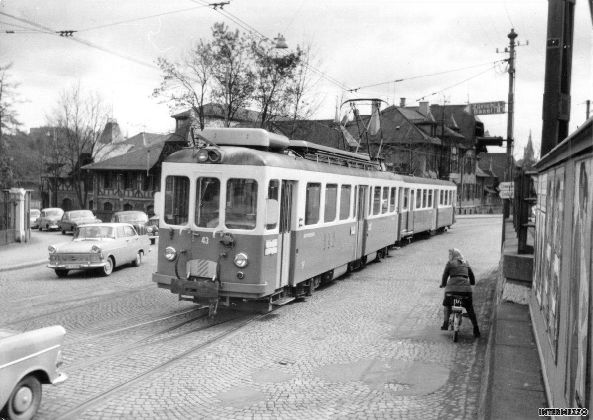 Cartoline postali: Bern Bahn SZB 1963 // Be 4/4 - Solothurn – Usato da Basel venduto da intermezzo12