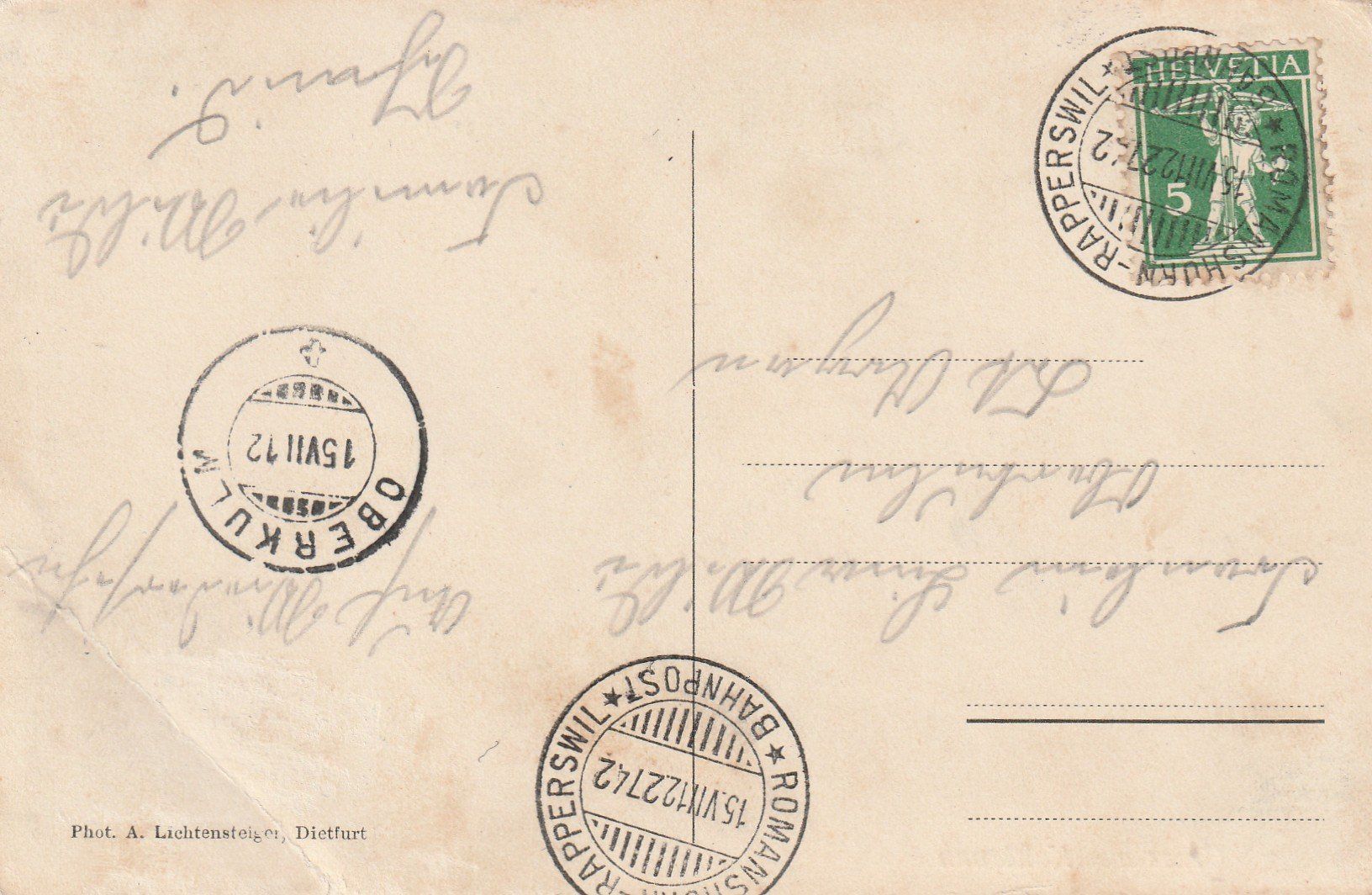 Cartoline postali: Kaltbrunn Marktszene – Usato da Rorschacherberg venduto da fratovi2 1