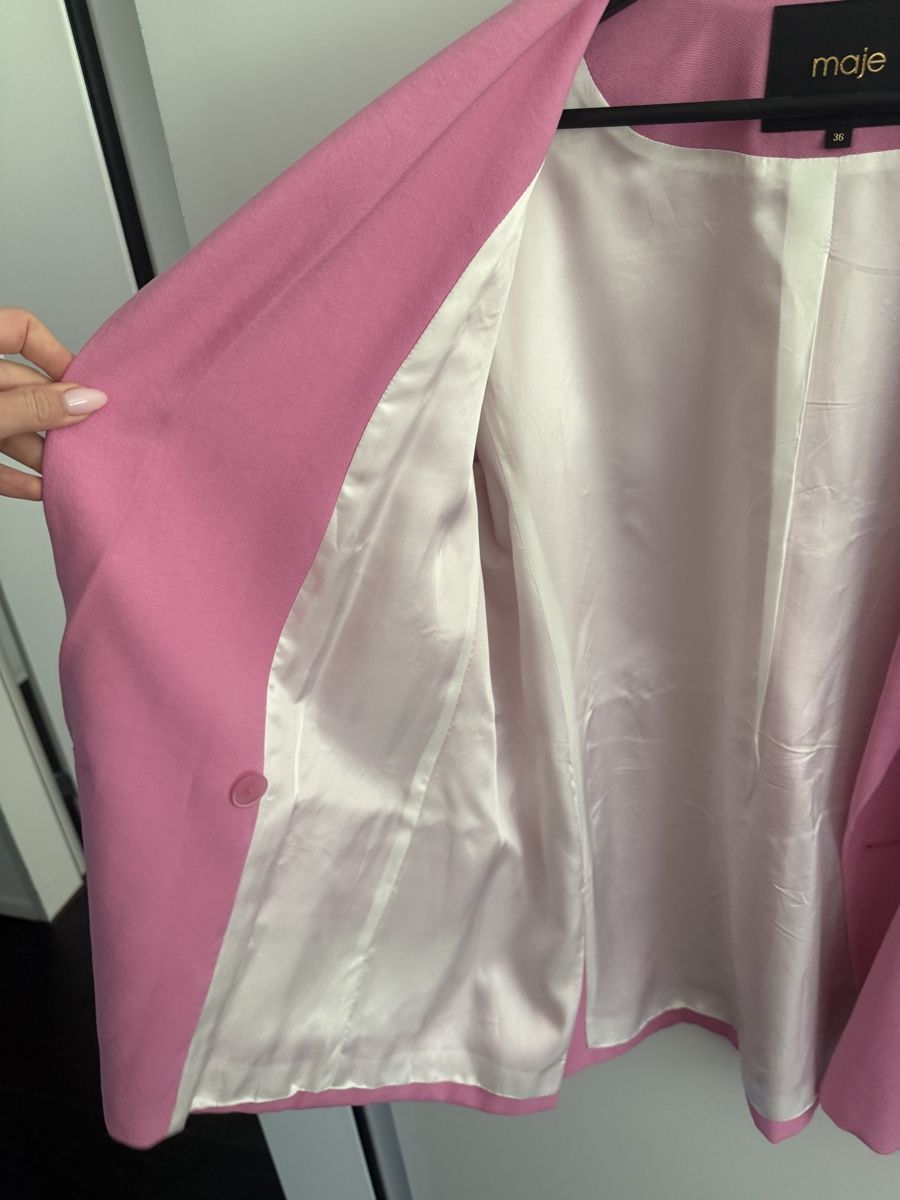 Maje Giacche: Pink Maje Blazer - Size 36  – Usato da zug venduto da Inaar 5