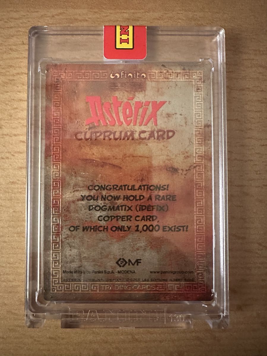 Panini Carte collezionabili: Astérix Panini 1000ex. Sine Tempore Infinito – Nuovo e nell'imballaggio originale da Meyrin venduto da houpstragus 1