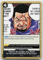 One Piece There's No Longer Any Need... OP10-096 UC