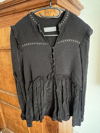 MOS MOSH Bluse Nita Stud schwarz Groesse S