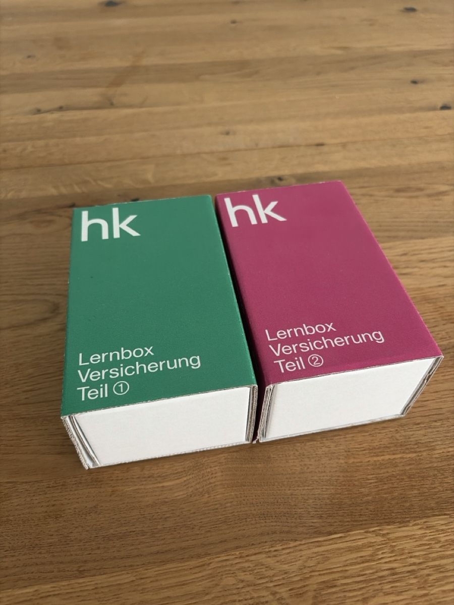 Altro materiale scolastico: HK Lernbox Versicherung Teil 1 + 2 – Nuovo (secondo la descrizione) da Thalwil venduto da charai