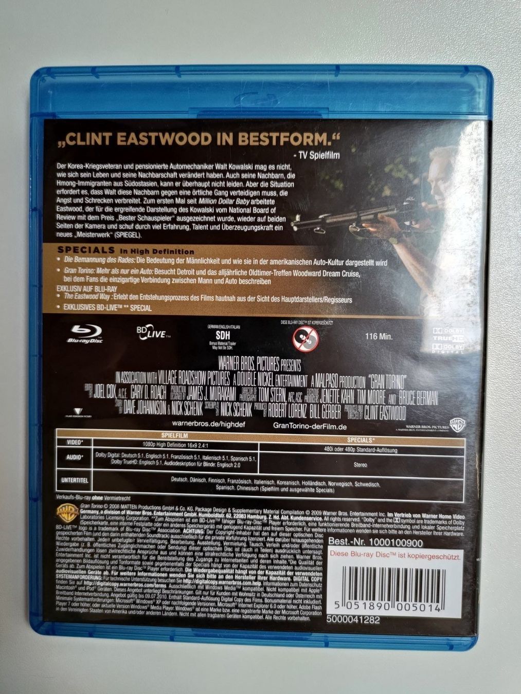 Tutti i DVDs: Gran Torino – Usato da Liestal venduto da Kratzilla 2