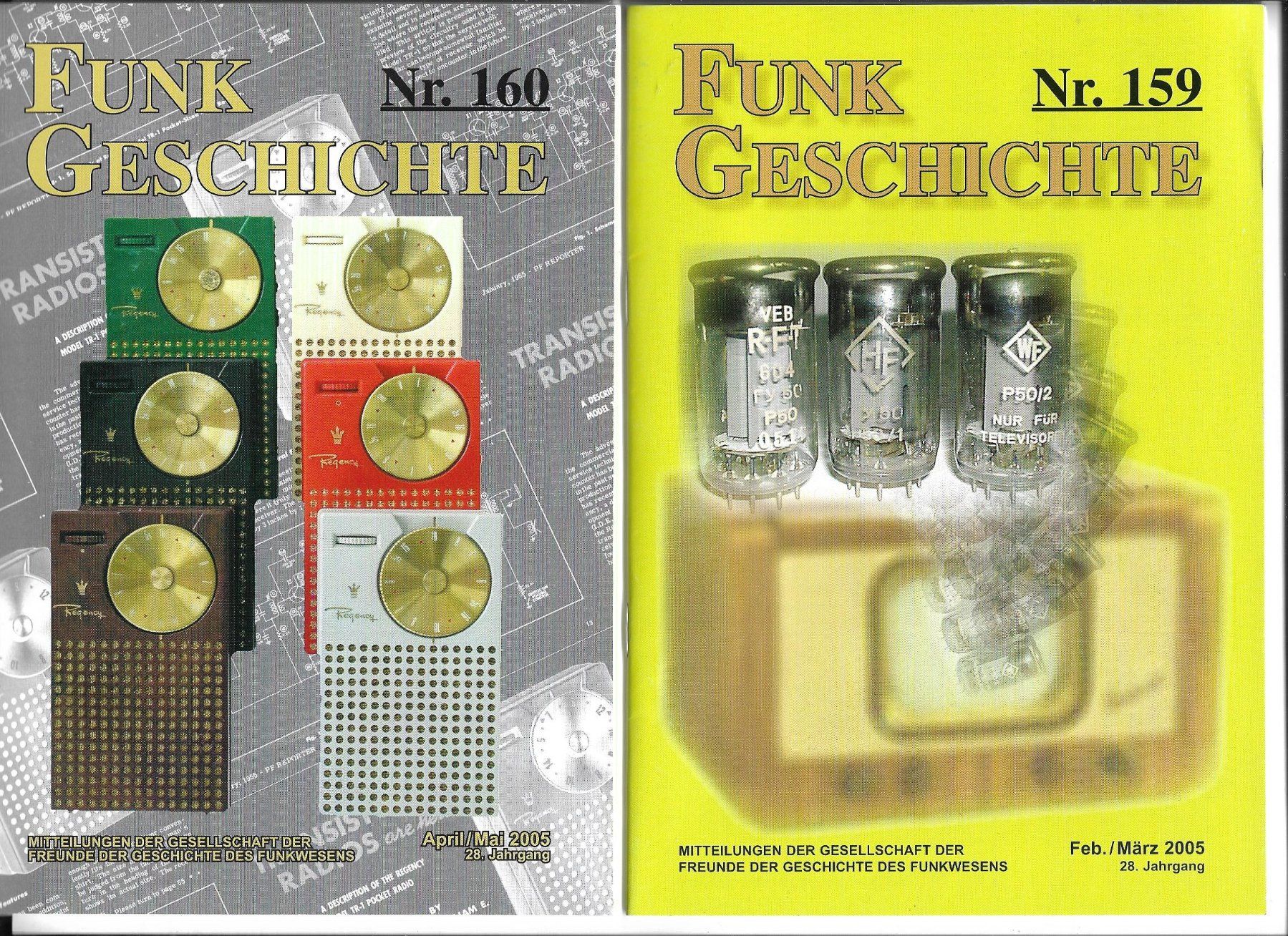 Zeitschriften & Magazine: Funkgeschichte GFGF Nr. 159-160 – Gebraucht aus Zwingen von Celerio100