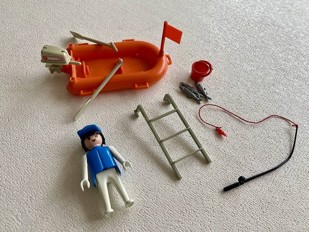 Giocattoli: Playmobil Schlauchboot und Fischer – Usato da Basel venduto da 12Glory 2