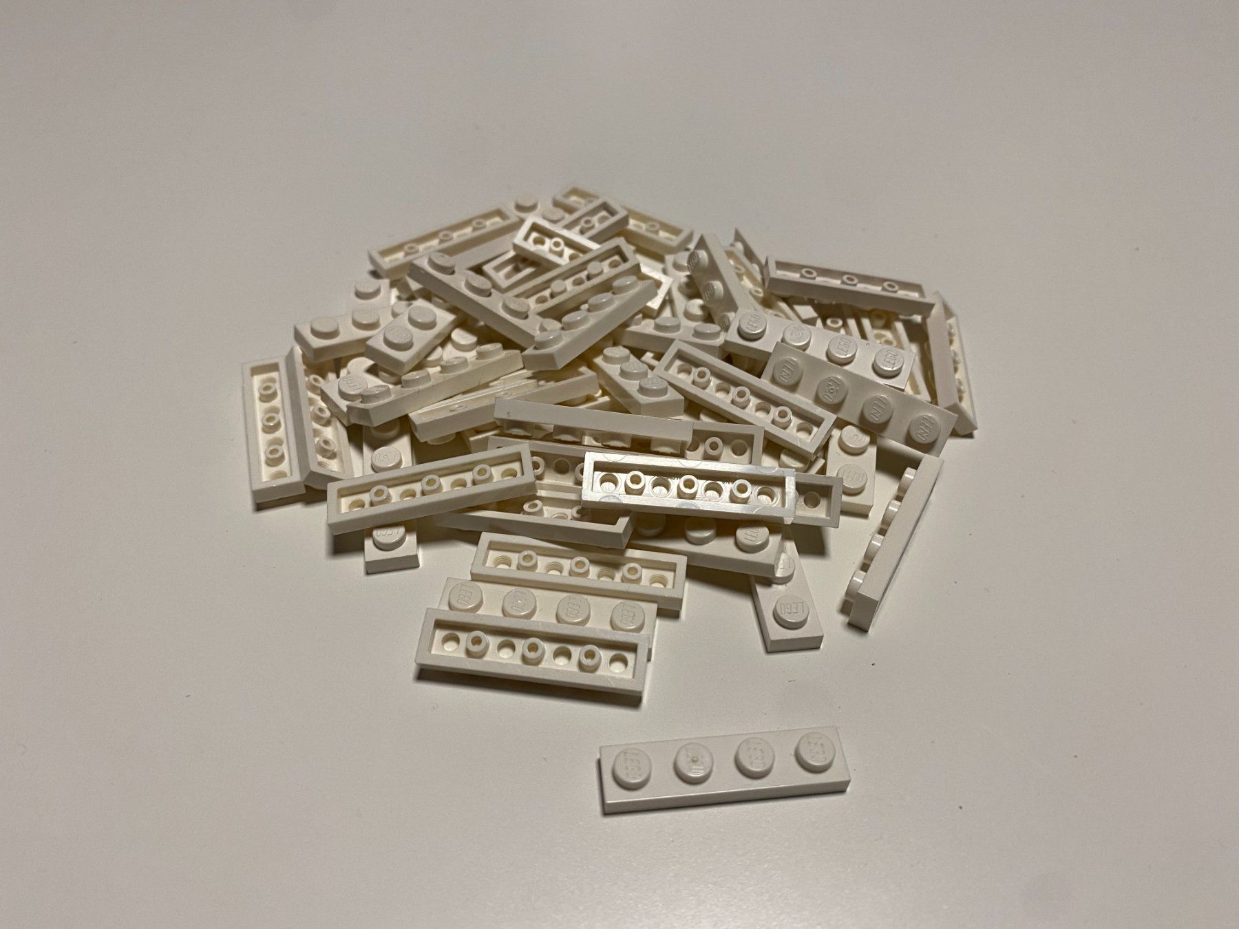 Lego Giocattoli: LEGO - 50 - WEISSE - EINERPLÄTTLI - 4 X 1 – Usato da Gelterkinden venduto da ajdt4