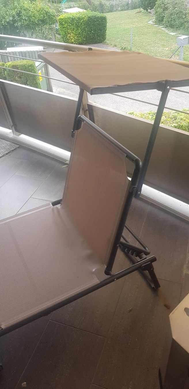 Chaises longues: Liegestuhl mit Sonnendach ab 1Fr !! – D'occasion à Embrach par Antonloeffel 2