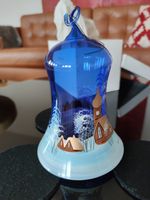 Handgearbeitete Weihnachtsglocke aus Glas, Handbemalen
