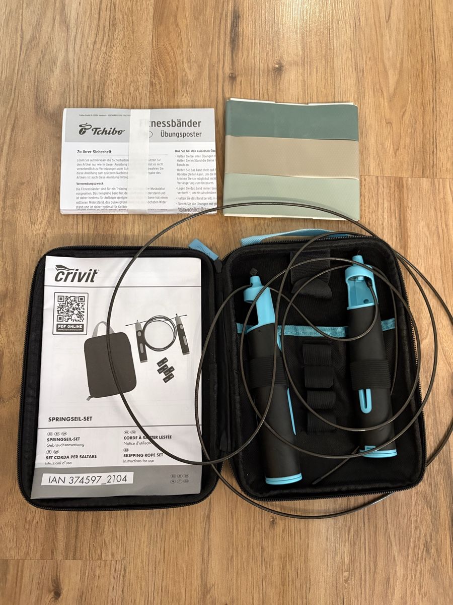 Springseile: Springseil Set Crivit mit Zubehör! – Neu (gemäss Beschreibung) aus Rothenthurm von JasiG