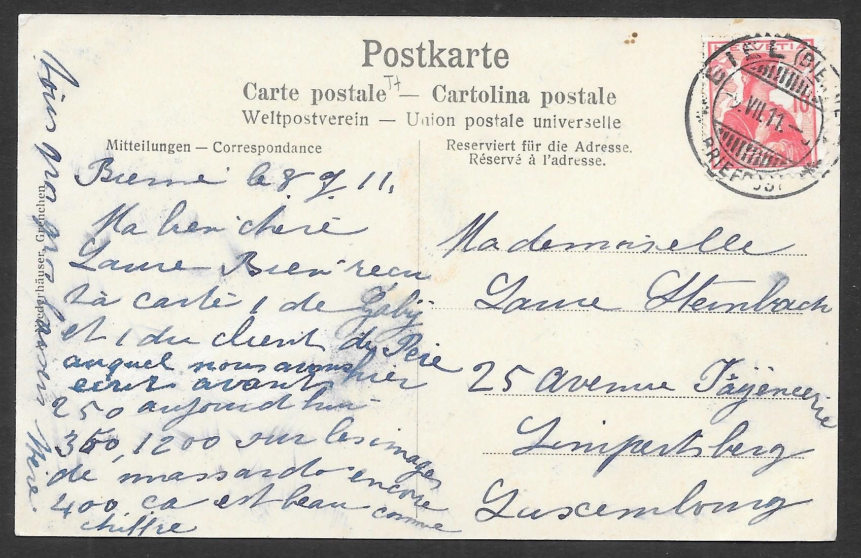 Cartoline postali: Grenchen Villa Erb – Usato da Olten venduto da clotaldi 1