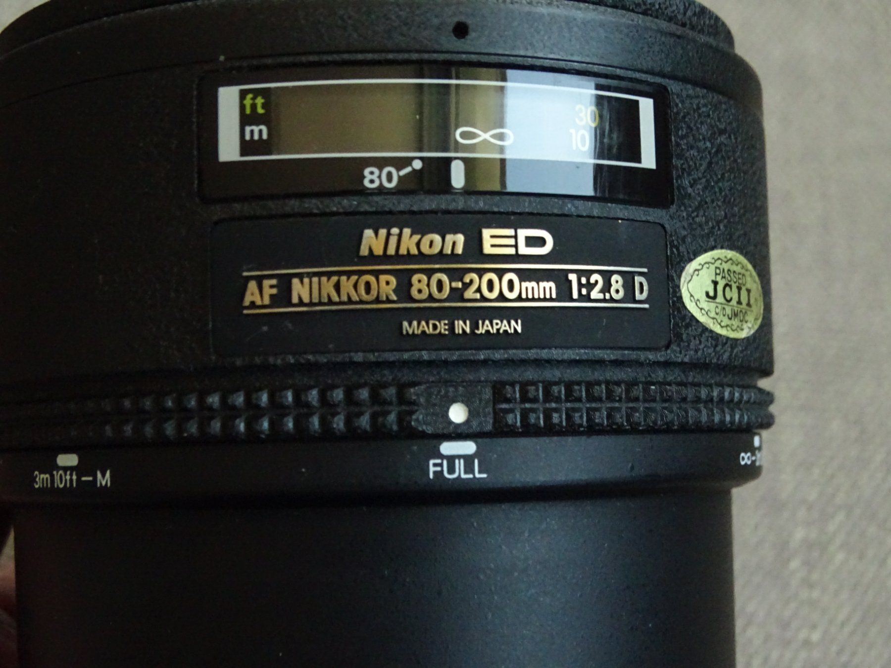 Nikon Obiettivi: Nikon ED   80-200 mm   Tele – Usato da Hirzel venduto da Musicman03