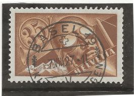 BASEL 19  07.08.27 auf Zu#F6 Mi#181x Vollstempel [13B7]