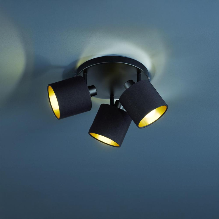 Lustres & lampes de plafonds: Deckenleuchte, Stoff, Schwenkbar 25 cm Ø – Neuf (Voir description) à Kreuzlingen par Smart-Light 1