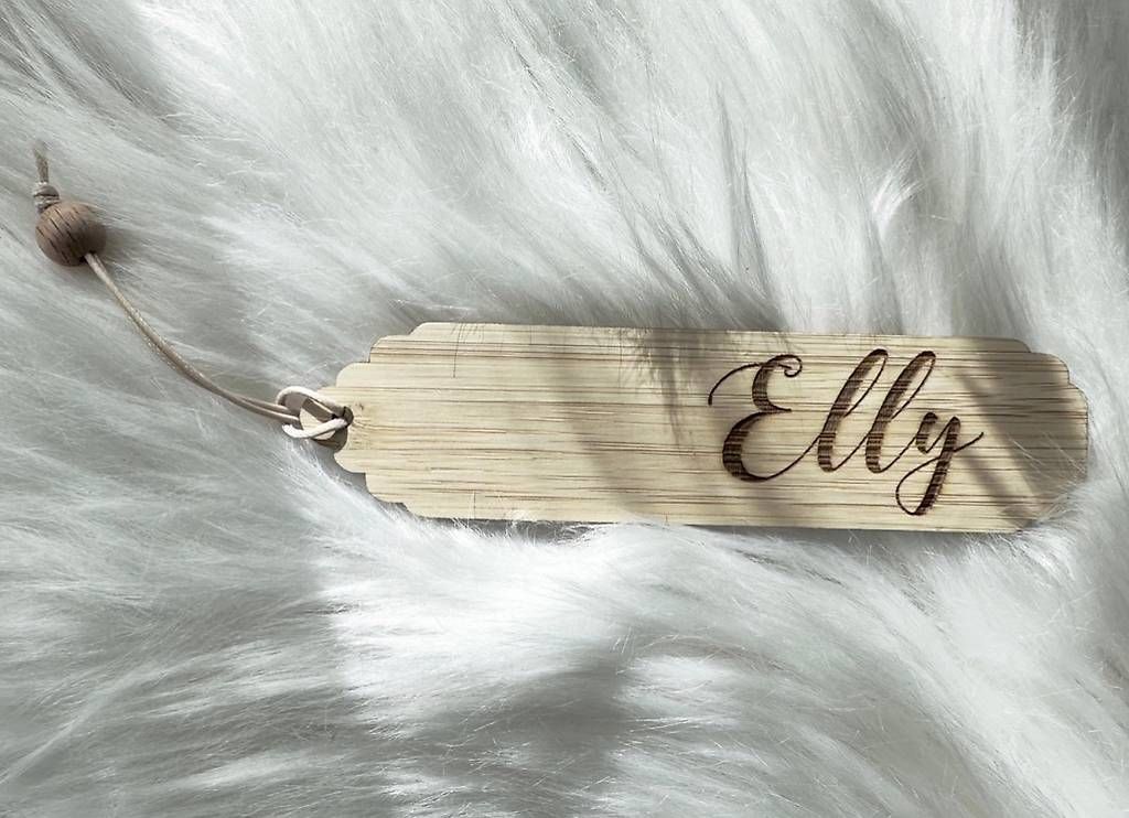 Altre raccolte & rarità: Lesezeichen personalisiert Holz – Usato da Glis venduto da KubEmma.ch 1