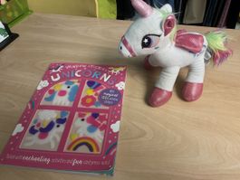 Unicorn Bastel Buch mit Plüsch