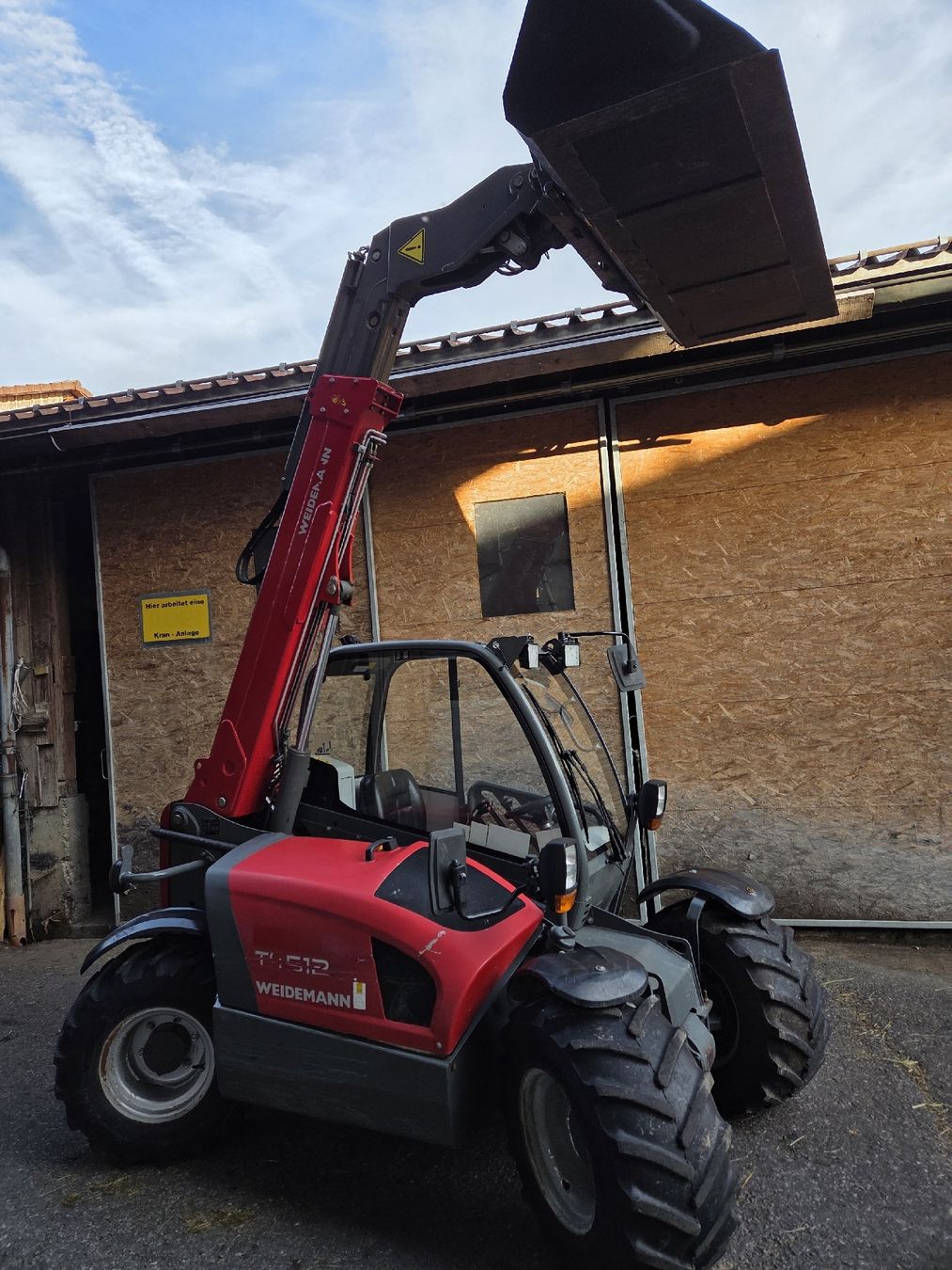 Weidemann Caricatori: Teleskoplader Weidemann 4512 – Usato da Unteriberg venduto da Prinz011 2